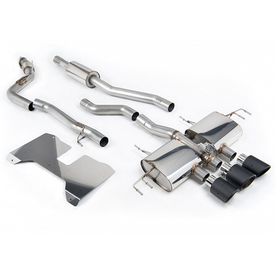 Milltek Sport výfukový systém cat-back s rezonátorem (Road+) s klapkami pro Honda Civic Type R FL5 2.0 i-VTEC (s i bez OPF/GPF) 2022-2024, OE Style 2 x 4" a 1 x 4.5" Karbonové koncovky Milltek Sport výfukový systém cat-back s rezonátorem (Road+) s klapkami pro Honda Civic Type R FL5 2.0 i-VTEC (s i bez OPF/GPF) 2022-2024, OE Style 2 x 4" a 1 x 4.5" Karbonové koncovky