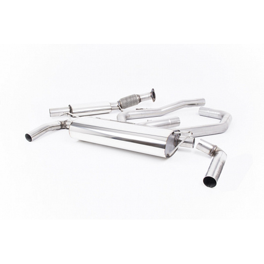 Milltek Sport výfukový systém cat-back s rezonátorem pro Hyundai I30 N 2.0 T-GDi (250PS - bez OPF) 2017-2018, JET-115 karbonové koncovky