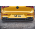 Maxton Design "Racing durability" zadní difuzor ver.1 pro Volkswagen Golf Mk8, plast ABS bez povrchové úpravy