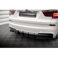 Maxton Design "Street Pro" difuzor zadního nárazníku pro BMW X3 F25 M-Pack, plast ABS bez povrchové úpravy