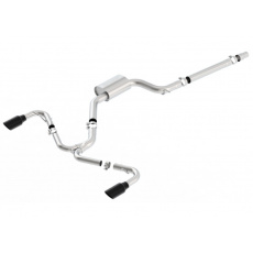 Borla Cat-Back výfukový systém "S-Type" typ 03 pro Volkswagen Golf GTI MK 7,5 2,0l FWD 2/4-dvéř. mimo MK7, r.v. 2018-2020, typ koncovek: černé