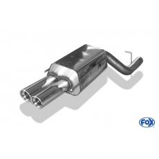 Fox Sportauspuff koncový tlumič výfuku s koncovkou 2x80 Typ 17 pro Mercedes CLK 209 2002- s motorem 1.8 K, 2.6, 2.7 CDI, 3.0, 3.0 CDI, 3.2, 3.5, 5.0