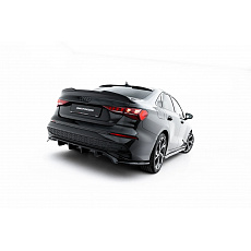 Maxton Design spoiler pod zadní nárazník s žebrováním pro Audi A3 8Y Facelift, černý lesklý plast ABS, Sedan Maxton Design spoiler pod zadní nárazník s žebrováním pro Audi A3 8Y Facelift, černý lesklý plast ABS, Sedan