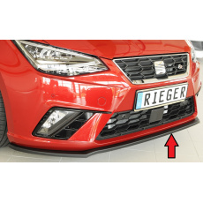 Rieger lipa pod přední nárazník pro Seat Ibiza KJ 5-dvéř., 01/17-, plast ABS bez povrchové úpravy