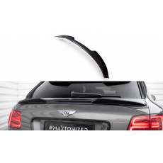 Maxton Design spodní prodloužení spoileru 3d pro Bentley Bentayga Mk1, černý lesklý plast ABS