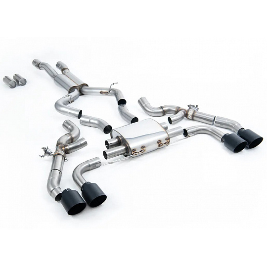 Milltek Sport výfukový systém OPF/GPF Back pro BMW X3 X3M / X3M Comp (G01) 3.0 (s OPF/GPF S58 - předfacelift) 2019-2024, GT-115 černé koncovky Milltek Sport výfukový systém OPF/GPF Back pro BMW X3 X3M / X3M Comp (G01) 3.0 (s OPF/GPF S58 - předfacelift) 2019-2024, GT-115 černé koncovky