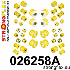 026258A: Strongflex Kompletní sada polyuretanových silentbloků pro zavěšení varianta SPORT 026258A: Strongflex Kompletní sada polyuretanových silentbloků pro zavěšení varianta SPORT