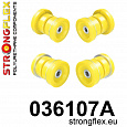 036107A: Strongflex Sada silentbloků uložení zadního nosníku varianta SPORT