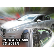 HEKO ofuky oken Peugeot 508 sedan 4dv (2011-2018) přední + zadní