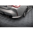 Maxton Design boční difuzory pod zadní nárazník v.5 pro BMW řada M4 G82, G83, černý lesklý plast ABS, Coupe/Convertible
