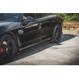 Maxton Design difuzory pod boční prahy pro Porsche Panamera 970 Facelift 2013-2016, černý lesklý plast ABS