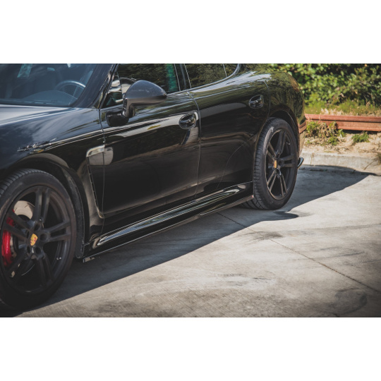 Maxton Design difuzory pod boční prahy pro Porsche Panamera 970 Facelift 2013-2016, černý lesklý plast ABS Maxton Design difuzory pod boční prahy pro Porsche Panamera 970 Facelift 2013-2016, černý lesklý plast ABS