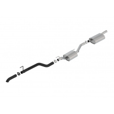 Borla Cat-Back výfukový systém "Touring" pro Jeep Gladiator 3,6l V6 (4WD) 4-dvéř. r.v. od 2020, typ koncovek: černé