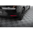 Maxton Design boční difuzory pod zadní nárazník ver.1 pro Seat Leon Mk3 Facelift, černý lesklý plast ABS