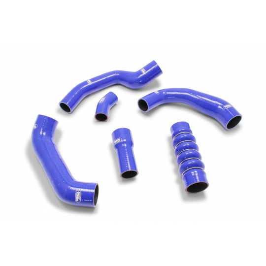Samco Sport 6-dílná sada silikonových hadic pro vedení tlakového vzduchu pro Ford Mondeo 2003 - 2007 1.8TDCi (6st. s EGR ventilem & 2.0l/2.2l 6st. mimo TDDi), barva: modrá