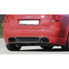 Rieger spoiler pod zadní nárazník pro Audi A4 8E avant, sedan po faceliftu r.v. 11/04-, plast ABS s povrchovou úpravou Carbon-Look Rieger spoiler pod zadní nárazník pro Audi A4 8E avant, sedan po faceliftu r.v. 11/04-, plast ABS s povrchovou úpravou Carbon-Look