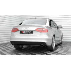 Maxton Design středový spoiler pod zadní nárazník pro Audi A4 B8 FL, černý lesklý plast ABS, Sedan/Avant S-Line Maxton Design středový spoiler pod zadní nárazník pro Audi A4 B8 FL, černý lesklý plast ABS, Sedan/Avant S-Line