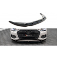 Maxton Design spoiler pod přední nárazník pro Audi A6 C8, carbon-Look