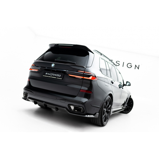 Maxton Design prodloužení víka kufru pro BMW X7 G07 Facelift M-Pack, materiál pravý karbon