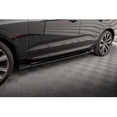 Maxton Design difuzory pod boční prahy pro Volvo XC60 Mk2 Facelift R-Design, černý lesklý plast ABS Maxton Design difuzory pod boční prahy pro Volvo XC60 Mk2 Facelift R-Design, černý lesklý plast ABS