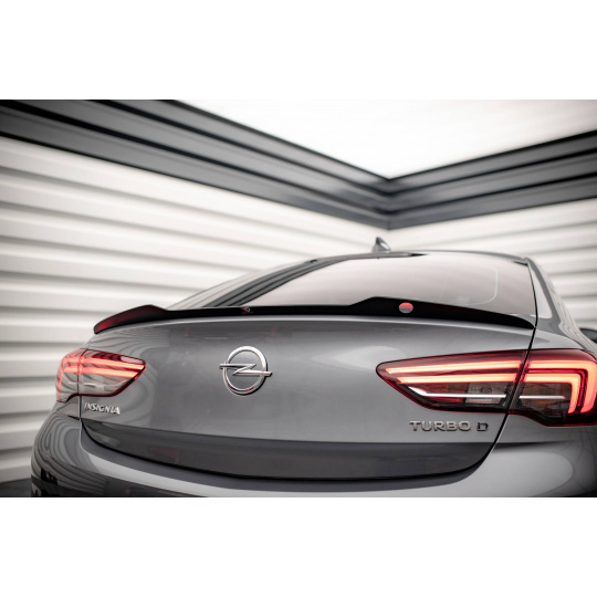 Maxton Design prodloužení spoileru pro Opel Insignia Mk2, černý lesklý plast ABS