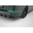 Maxton Design boční difuzory pod zadní nárazník ver.3 pro Audi A6 C7, černý lesklý plast ABS, S-Line Avant
