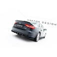 Maxton Design boční difuzory pod zadní nárazník pro Audi A4 B8 FL, černý lesklý plast ABS, Sedan / Avant
