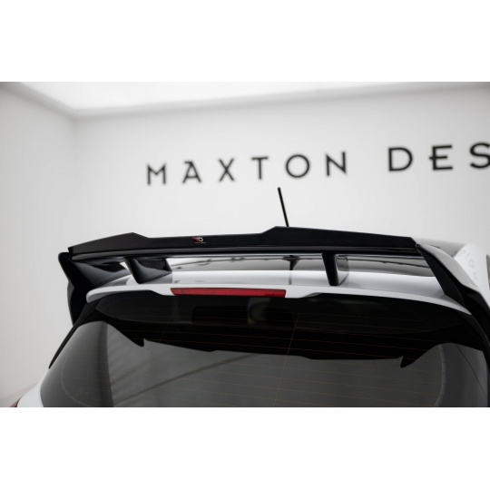 Maxton Design prodloužení spoileru pro Ford Fiesta ST-Line Mk8, Mk8 Facelift, černý lesklý plast ABS