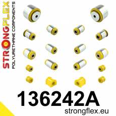 136242A: Strongflex Sada silentbloků zadního zavěšení varianta SPORT 136242A: Strongflex Sada silentbloků zadního zavěšení varianta SPORT