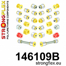 146109B: Strongflex Kompletní sada silentbloků pro zavěšení 146109B: Strongflex Kompletní sada silentbloků pro zavěšení