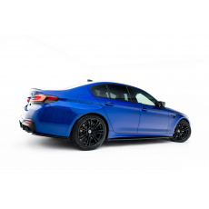 Maxton Design difuzory pod boční prahy pro BMW M5 F90, F90 Facelift, černý lesklý plast ABS