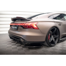 Maxton Design boční difuzory pod zadní nárazník ver.1 pro Audi e-tron GT / RS GT Mk1, černý lesklý plast ABS