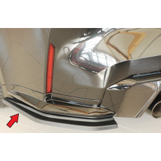 Rieger spoiler pod zadní nárazník na levé straně pro BMW řada 4 G83 M4 kabriolet r.v. 06/21-, plast ABS bez povrchové úpravy