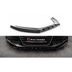 Maxton Design spoiler pod přední nárazník ver.2 pro Audi A6 C7, černý lesklý plast ABS