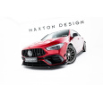 Maxton Design spoiler pod přední nárazník ver.3 pro Mercedes CLA C118/AMG 45, černý lesklý plast ABS