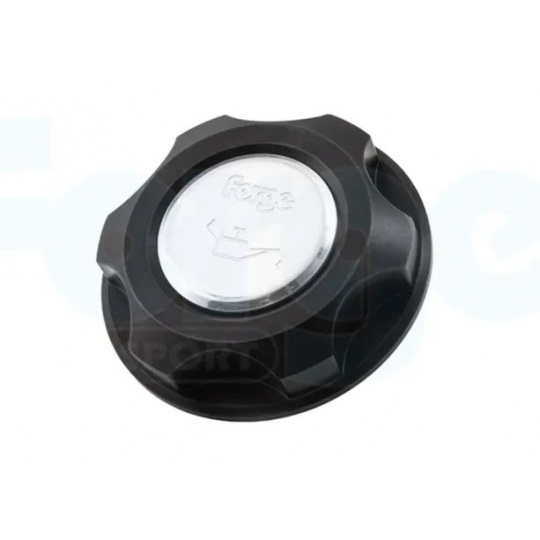 Forge Motorsport hliníkové víčko oleje pro Renault Megane Mk4 1.6 GT, provedení: černá/leštěný hliník