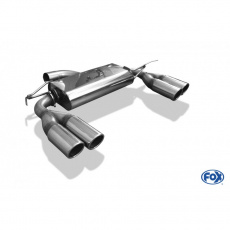 Fox Sportauspuff koncový tlumič výfuku s koncovkou 2x90 Typ 16 na obou stranách pro Volkswagen Beetle 16 2011- s motorem 1.4, 2.0 TDI, s pevnou ZN