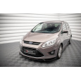 Maxton Design spoiler pod přední nárazník pro Ford C-max Mk2, černý lesklý plast ABS