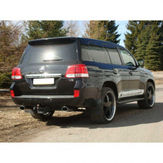 Fox Sportauspuff koncový tlumič výfuku s koncovkou 140x90 Typ 44 na obou stranách pro Toyota Land Cruiser J20 s motorem 4.5 D