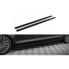 Maxton Design difuzory pod boční prahy pro Audi A8 D4, černý lesklý plast ABS, Long Maxton Design difuzory pod boční prahy pro Audi A8 D4, černý lesklý plast ABS, Long