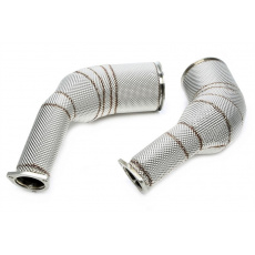 TA Technix downpipe s 200článkovým katalyzátorem a termoizolační ochranou Audi RS7 (5G/C8, od 2019)