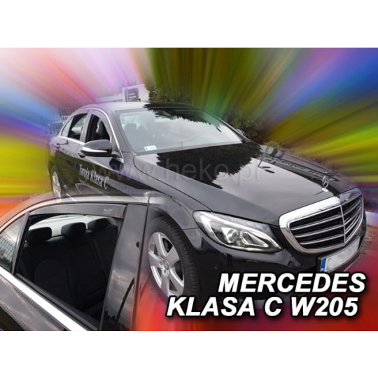 HEKO ofuky oken Mercedes Benz C W205 4dv sedan (2014-) přední + zadní