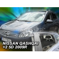 HEKO ofuky oken Nissan Quashqai 7 míst 5dv (2008-2013) přední + zadní
