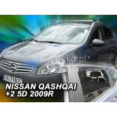 HEKO ofuky oken Nissan Quashqai 7 míst 5dv (2008-2013) přední + zadní
