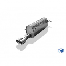 Fox Sportauspuff koncový tlumič výfuku s koncovkou 2x80 Typ 13 pro Citroen C4 Coupe s motorem 2.0