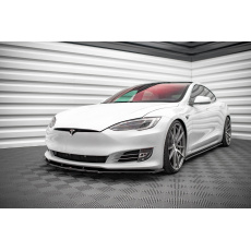 Maxton Design spoiler pod přední nárazník ver.1 pro Tesla Model S, černý lesklý plast ABS Maxton Design spoiler pod přední nárazník ver.1 pro Tesla Model S, černý lesklý plast ABS