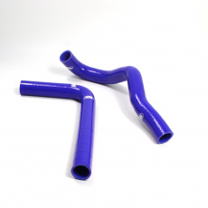 Samco Sport 2-dílná sada silikonových hadic pro vedení chladicí kapaliny pro Toyota Supra JZA80 6/1996 - s motory 2JZ-GTE, barva: modrá