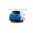 Maxton Design vložka zadního nárazníku ver.2 pro Škoda Octavia RS Mk3, černý lesklý plast ABS, pro dieselové motory