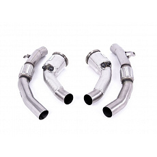Milltek Sport Downpipes s náhradami katalyzátorů pro Audi S8 D5 4.0 TFSI V8 Sedan (s OPF/GPF UK/Euro modely) 2020-2024, pro Milltek Sport OPF/GPF Back systém