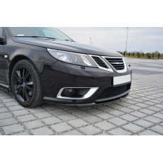 Maxton Design spoiler pod přední nárazník pro Saab 9-3 Aero/Mk2 Facelift, černý lesklý plast ABS Maxton Design spoiler pod přední nárazník pro Saab 9-3 Aero/Mk2 Facelift, černý lesklý plast ABS